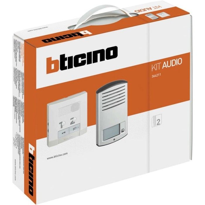 Kit de áudio com fio - BTICINO - CK2 - 4 fios - 2 fones de ouvido - dispositivo conectado