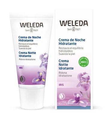 Weleda Hydraterende Nachtcrème met Iris Weleda 30 ml