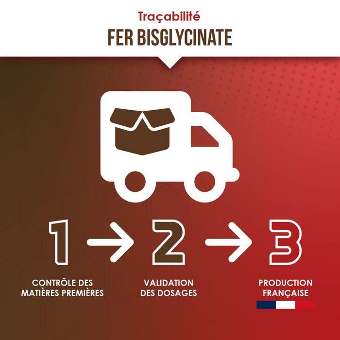 Fer Bisglycinate – Énergie & Immunité, 30 Gélules, Complément Alimentaire, Vindi Nutrity