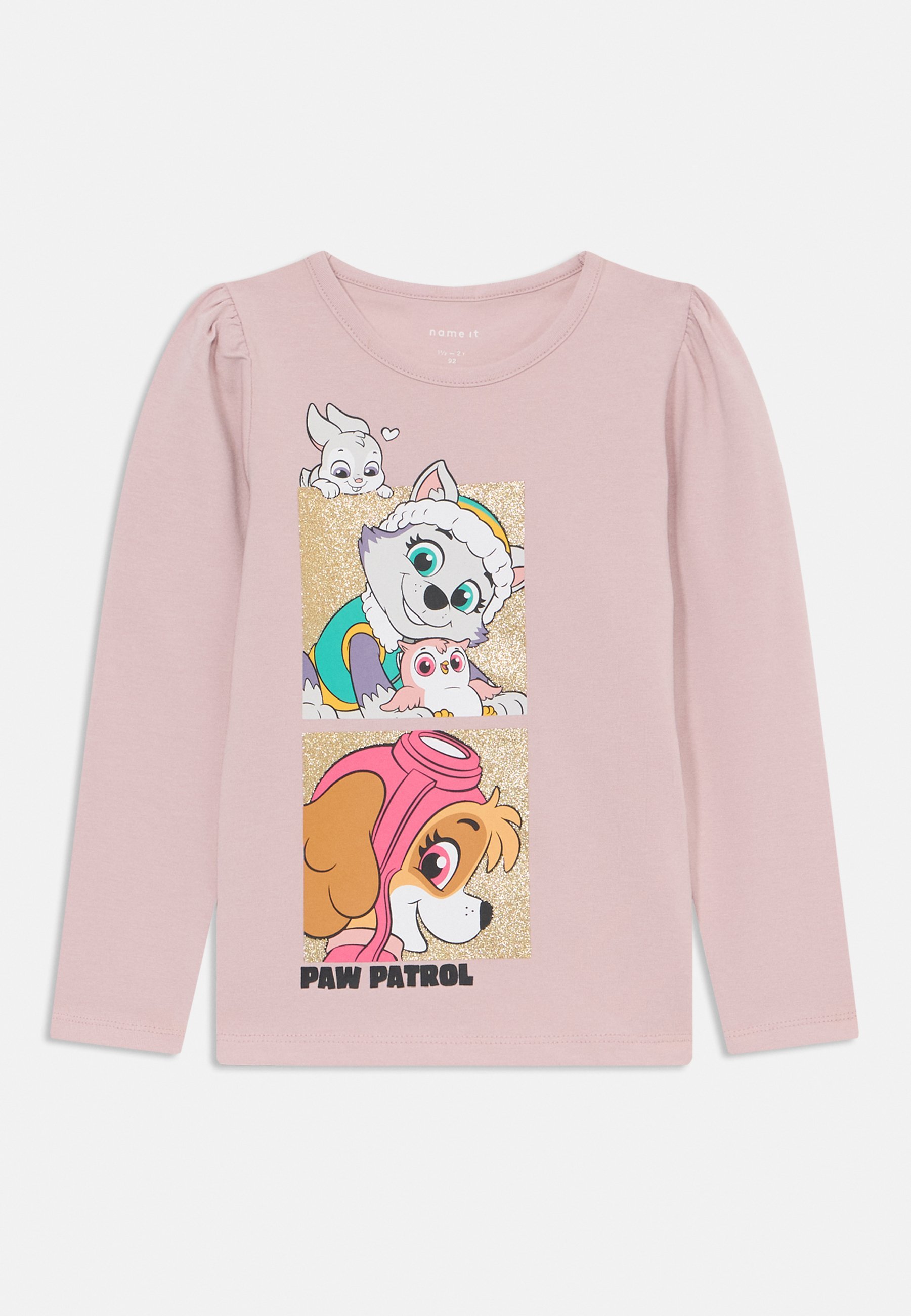Name it NMFJOANA PAW - Top s dlouhým rukávem - light grey