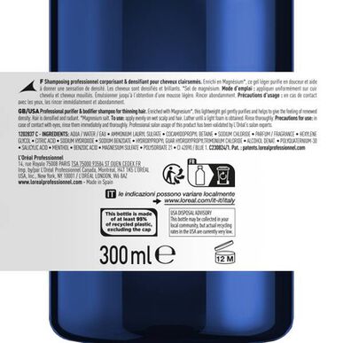 L'Oréal Professionnel Serie Expert Serioxyl Advanced Shampooing Purifying Shampoo För att återfukta fint hår 300 ml 300 ml