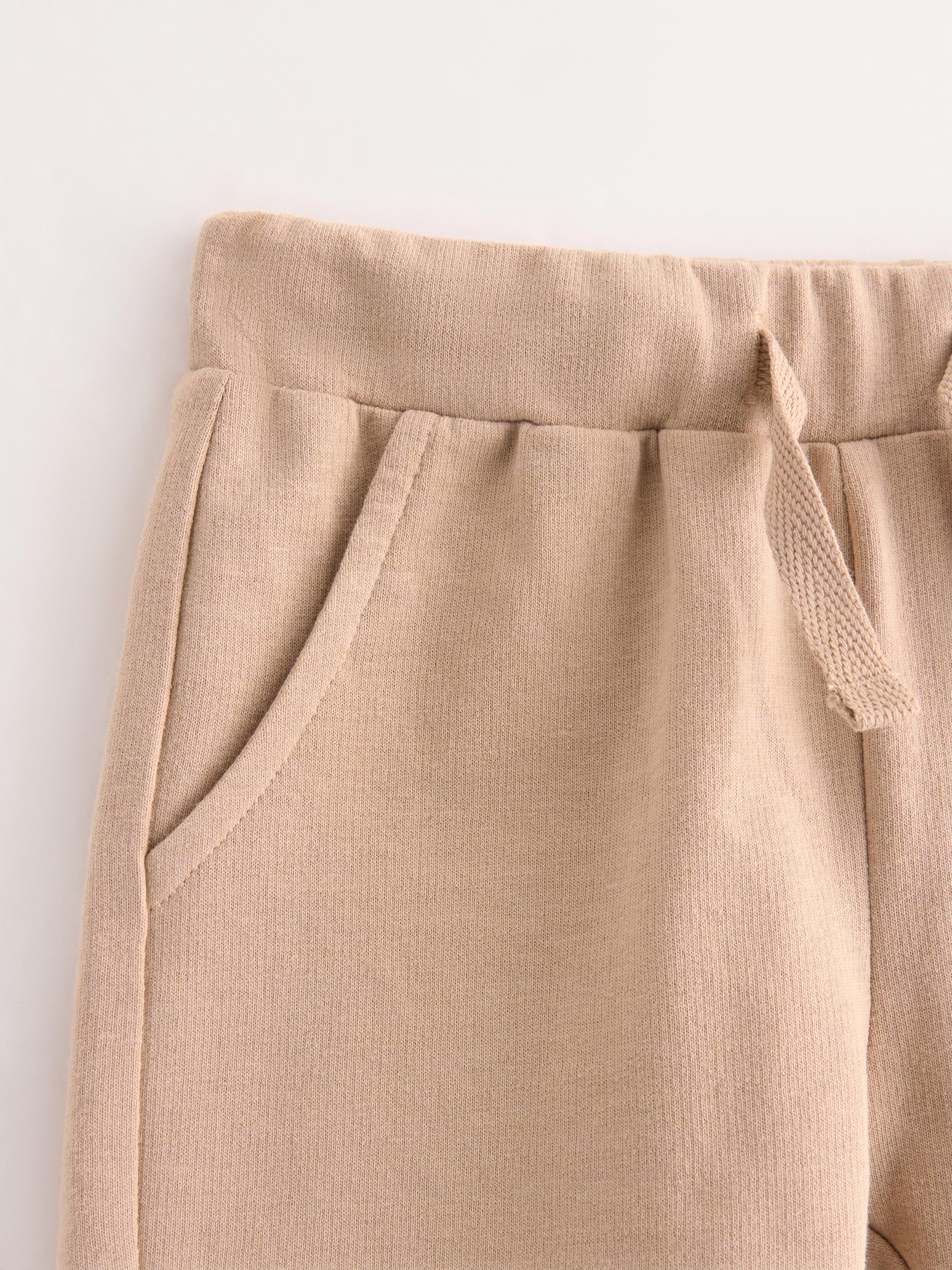 Trikåshorts beige