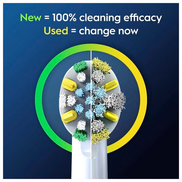 Glave zobne ščetke Oral-B Pro Floss Action bele, 4 kosi