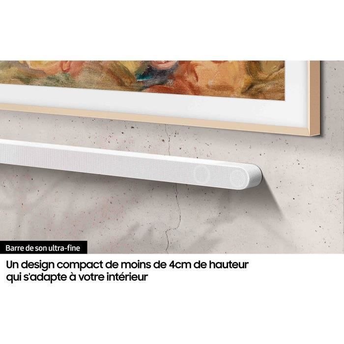SAMSUNG HW-S801D/ZF - Barre de son 3.1.2ch - Atmos sans fil - Ultra-fine - Bluetooth - Contrôle vocal - Q-Symphony 3.0 - Blanc