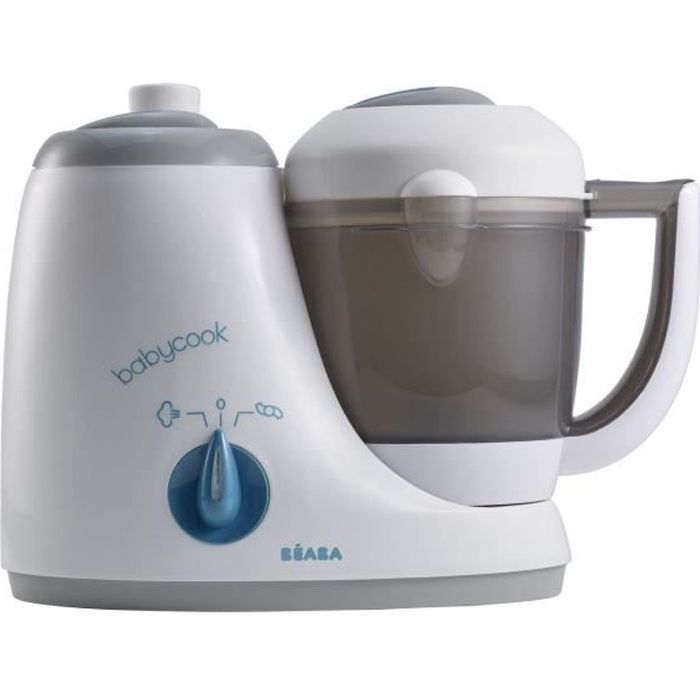BÉABA - Babycook Original - Robot da cucina 4 in 1 per alimenti per neonati: frullatore, cuociriso, vaporiera, scongelatore