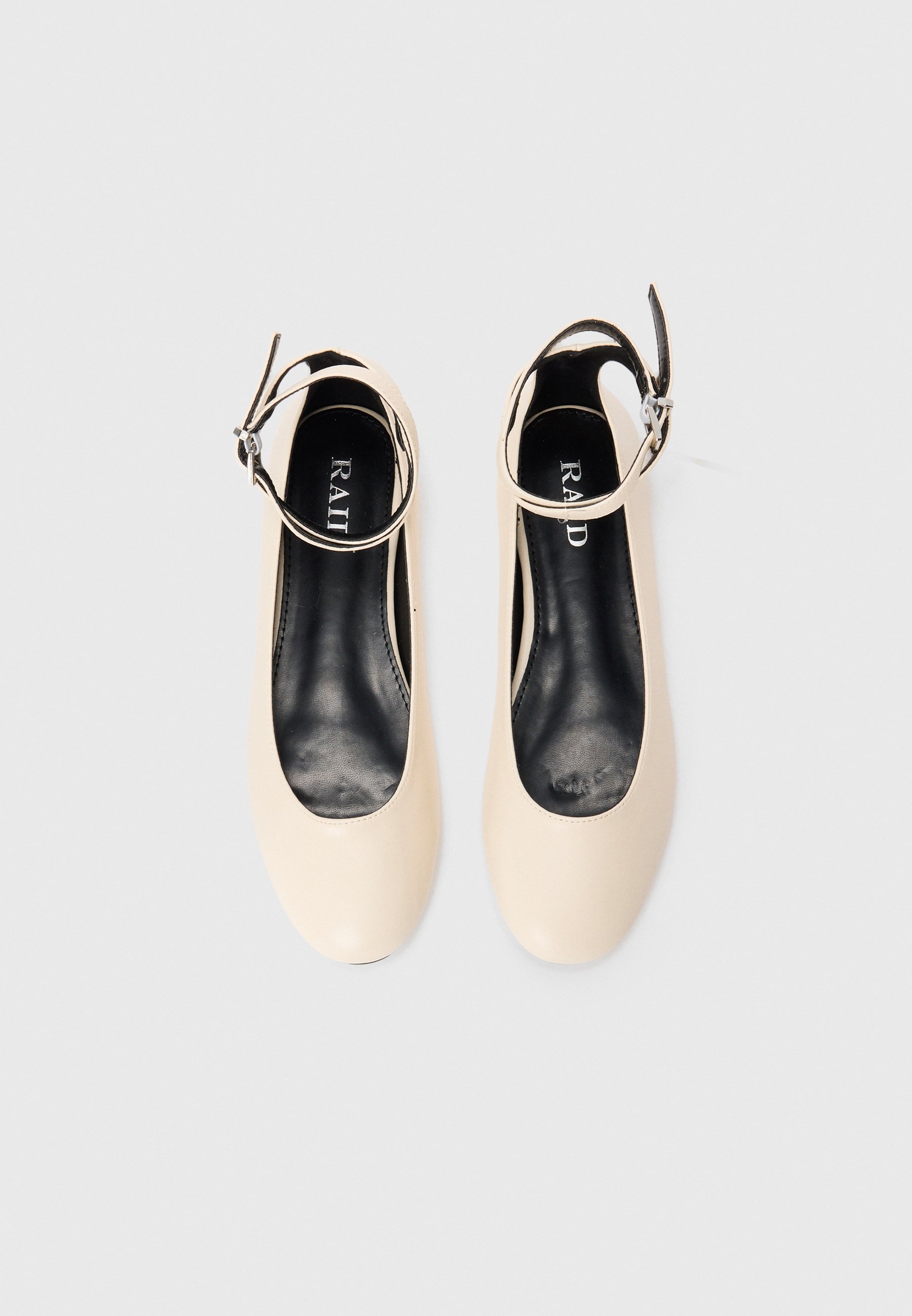 RAID TAMIA - Ballerine con cinturino alla caviglia - bianco sporco
