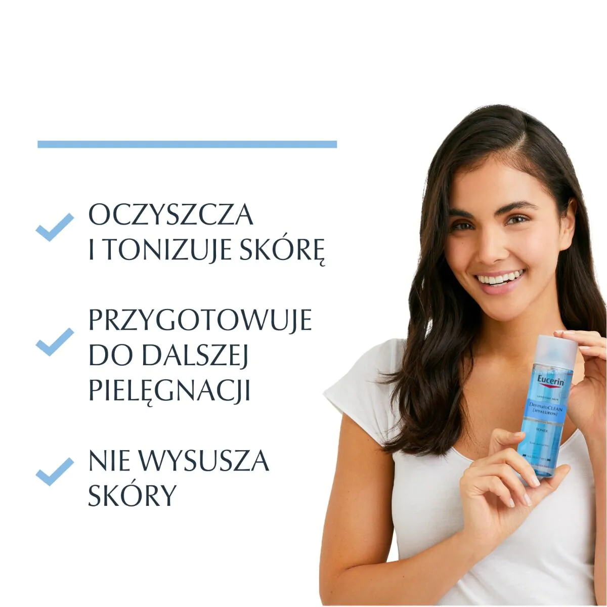 Eucerin Dermatoclean Hyaluron Tonik oczyszczający do twarzy