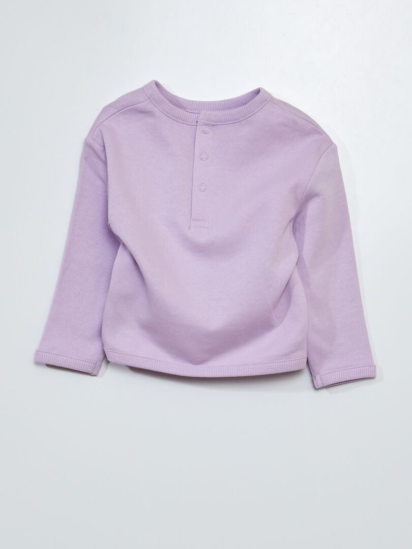 Todelt pyjamassæt med sweatshirt og leggings - LILLA