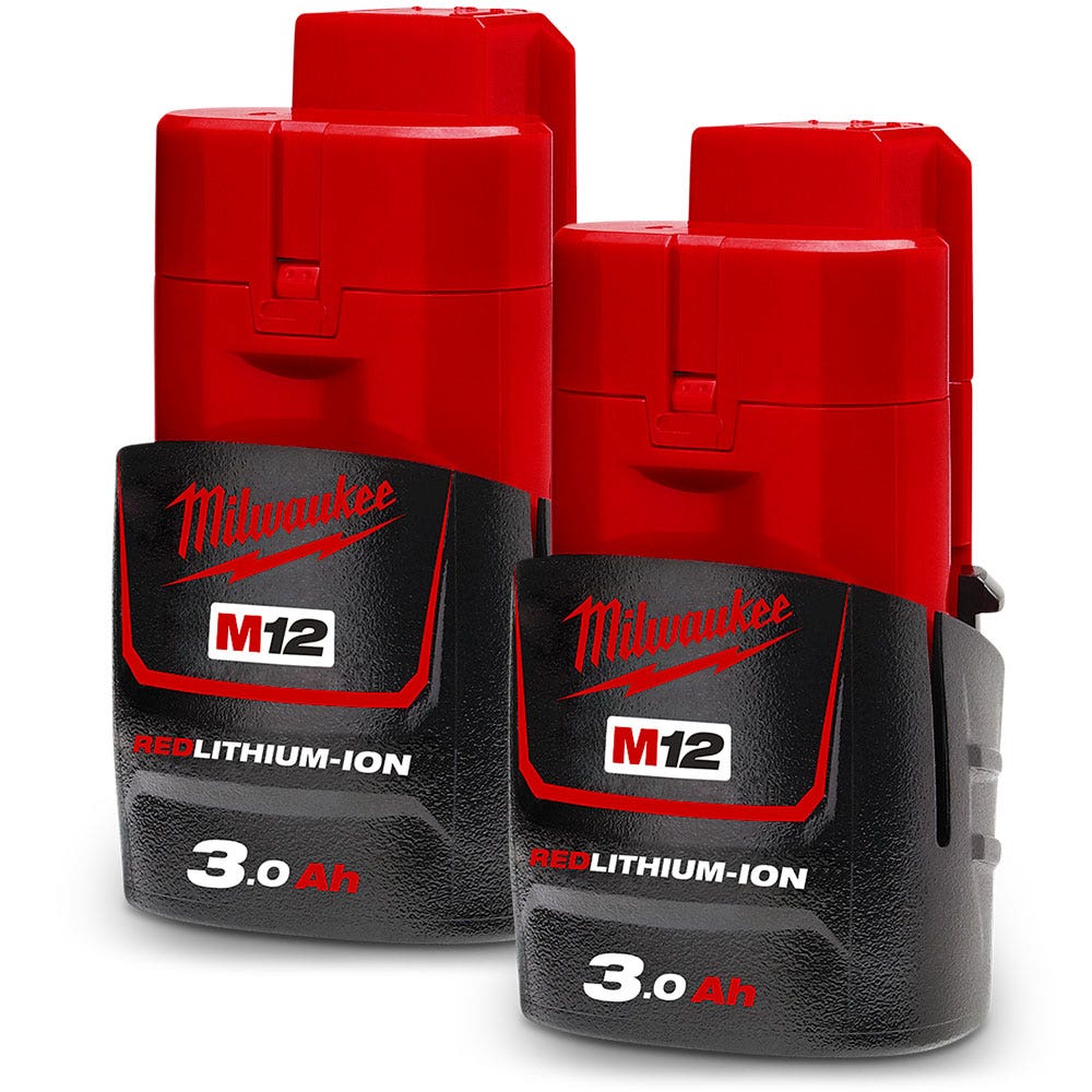 MILWAUKEE 12 V 3,0 Ah 1/4 tuuman ruuvimeisselisarja M12CD-302C