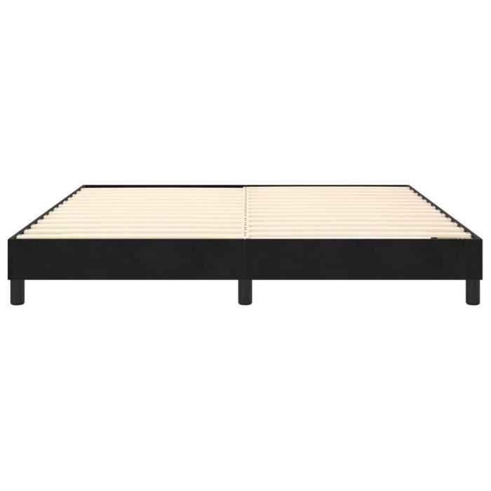 BET Zwart Fluweel 160x200 cm Springbedbodem BET9472646161017