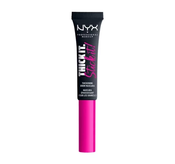NYX Professional Makeup Thick It Stick It brow mascara tusz do brwi 08 Black 7 ml