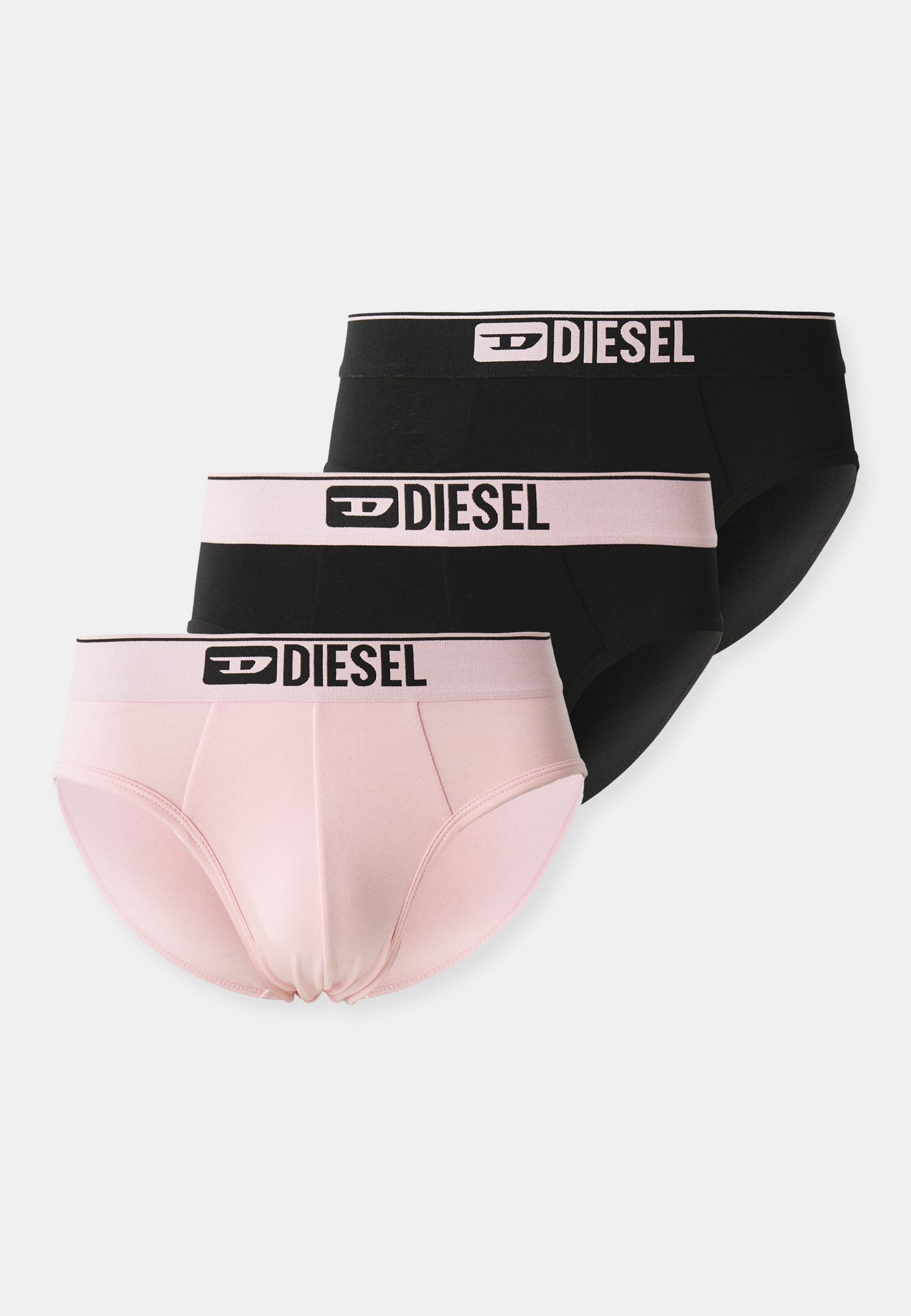 Diesel UMBR-ANDRETHREEPACK - Slips - roze/zwart