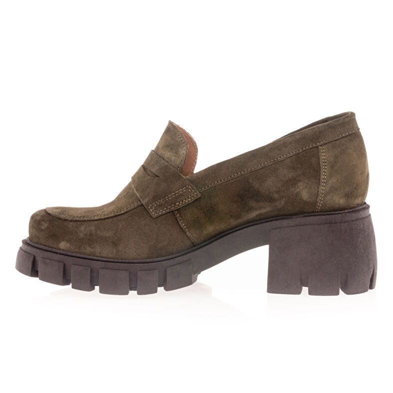 Mocassins / chaussures bateau Femme Vert