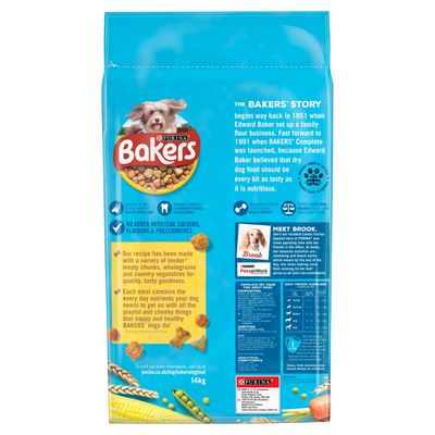 Bakers Adult bogaty w kurczaka z warzywami wiejskimi
