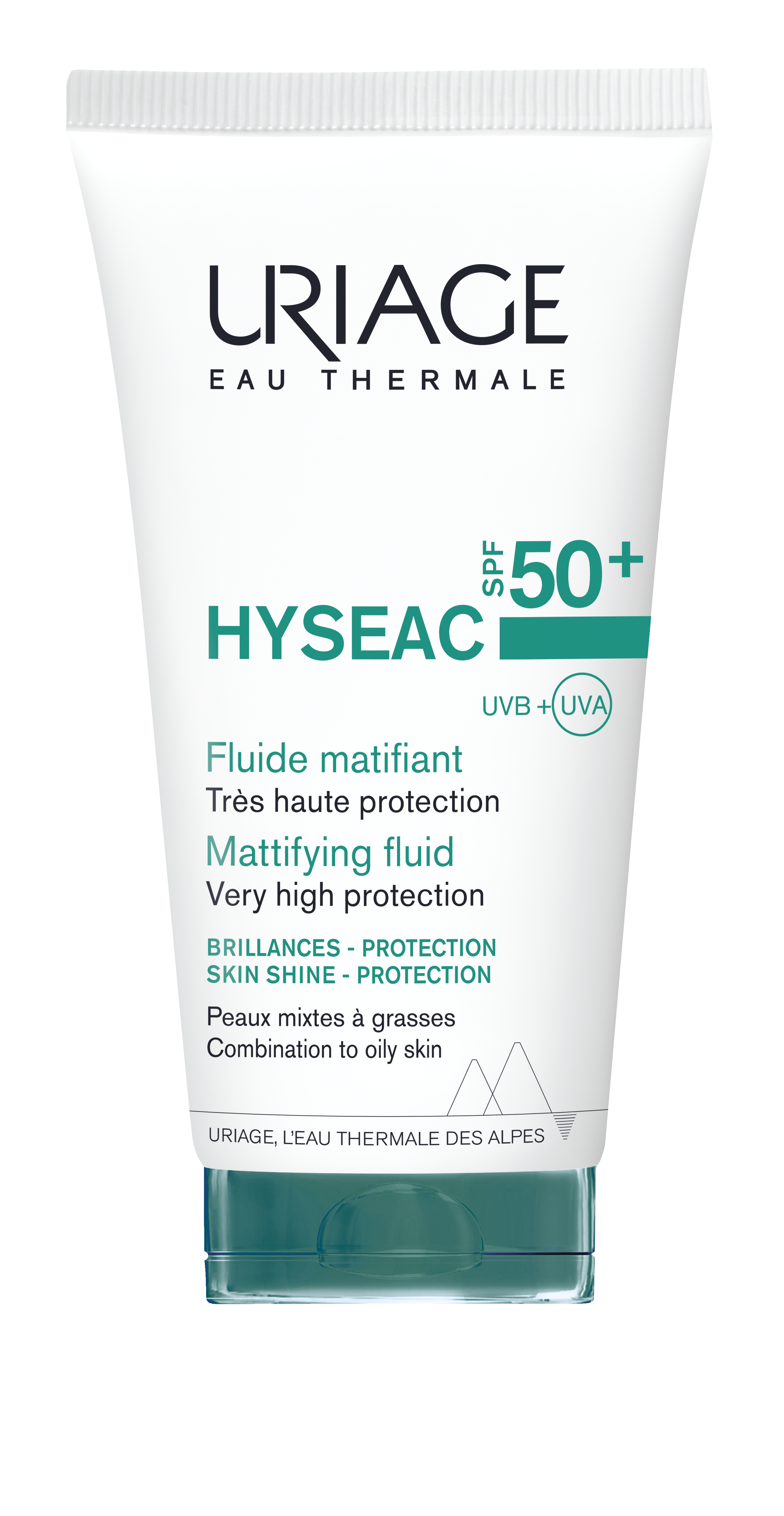 Hyséac matējošais šķidrums ar SPF50 Saules aizsardzības aptieka