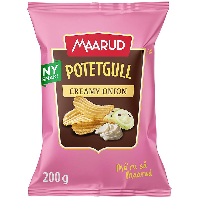 Maarud Aardappelchips 200 g Romige Ui Maarud