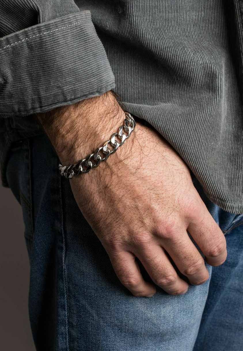 Akitsune MILITIUM - Bransoletka - kolor srebrny