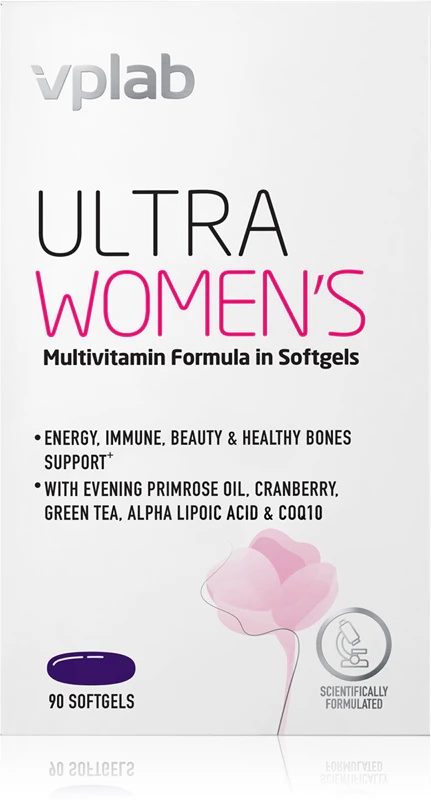 VPLab Ultra Women's Multivitamin Formula maisto papildas su multivitaminų kompleksu