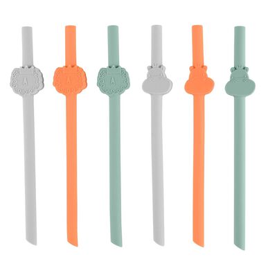 Chicco Reusable Silicone Straws 6 units 6 units