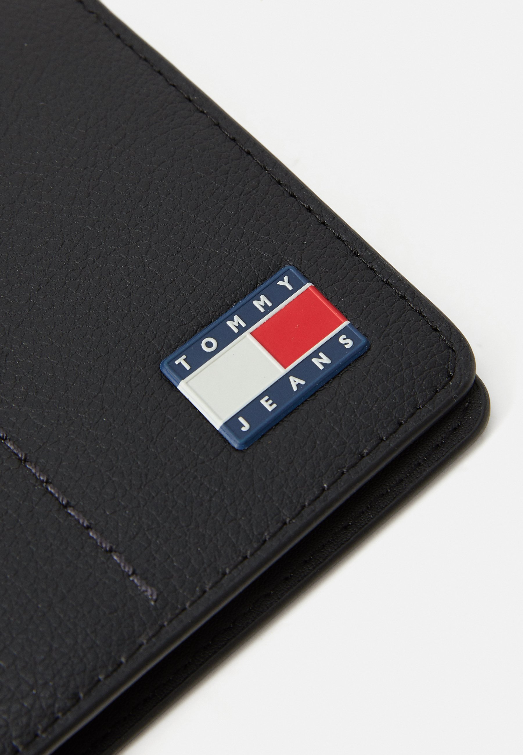 Tommy Jeans HERITAGE WALLET - Portemonnee - zwart