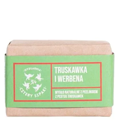 Mydlarnia Cztery Szpaki Mydło w Kostce Truskawka i Werbena