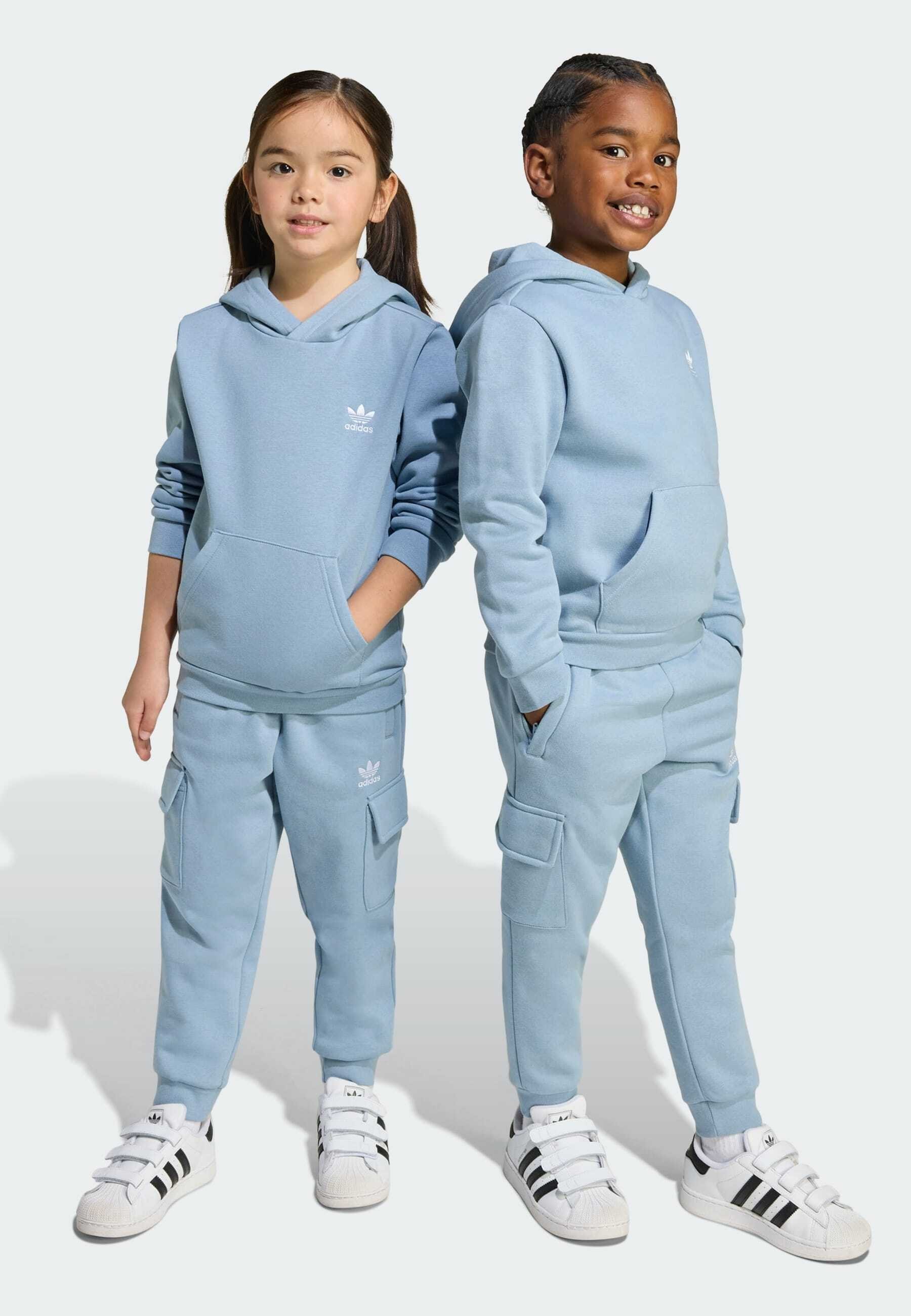adidas Originals SZETT - Melegítő - tapintású kék