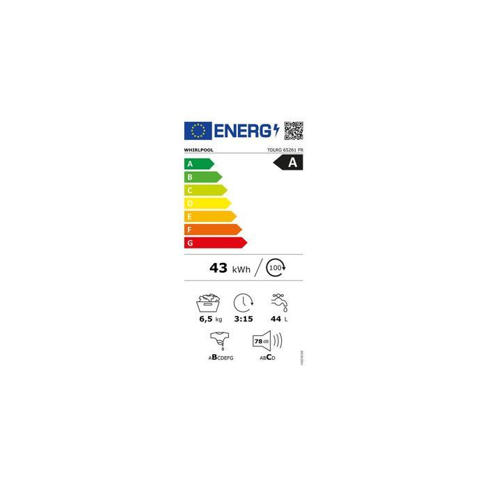 Lavatrice WHIRLPOOL modello TDLRG65261FR
