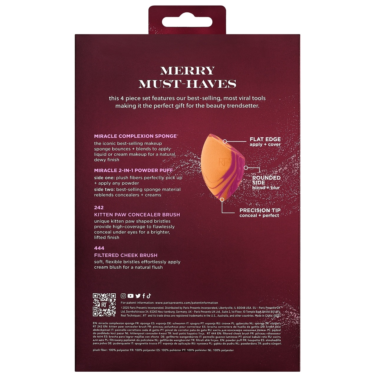 Pripomoček za ličenje Real Techniques Merry Must-Haves – 1 kos