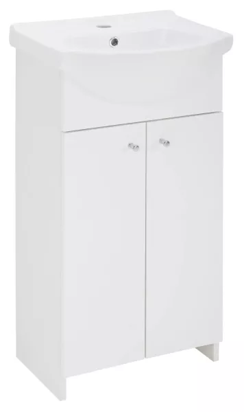 Astor Szafka Z Umywalką 45 cm Pik Biały Połysk