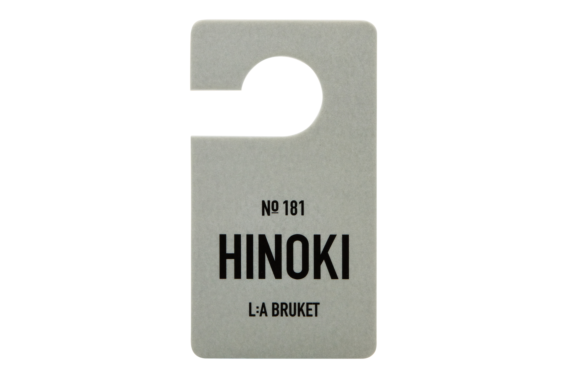 181 Fragrance Tag Hinoki - L:a Bruket