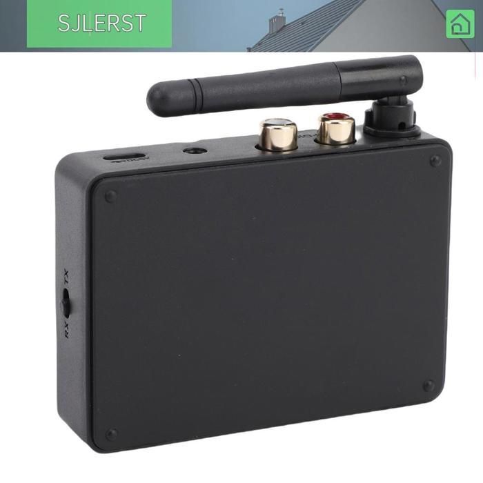 sjlerst récepteur 5.3 Émetteur et Récepteur , Adaptateur de Son sans Fil avec Entrées de Type C AUX video videoprojecteur