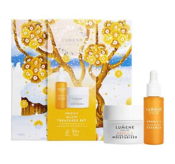 Lumene Nordic-C zestaw prezentowy serum   krem do twarzy