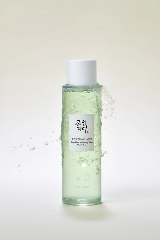 Beauty of Joseon Green Plum Erfrischendes Gesichtswasser mit AHA + BHA, sanft peelend, für die tägliche Anwendung