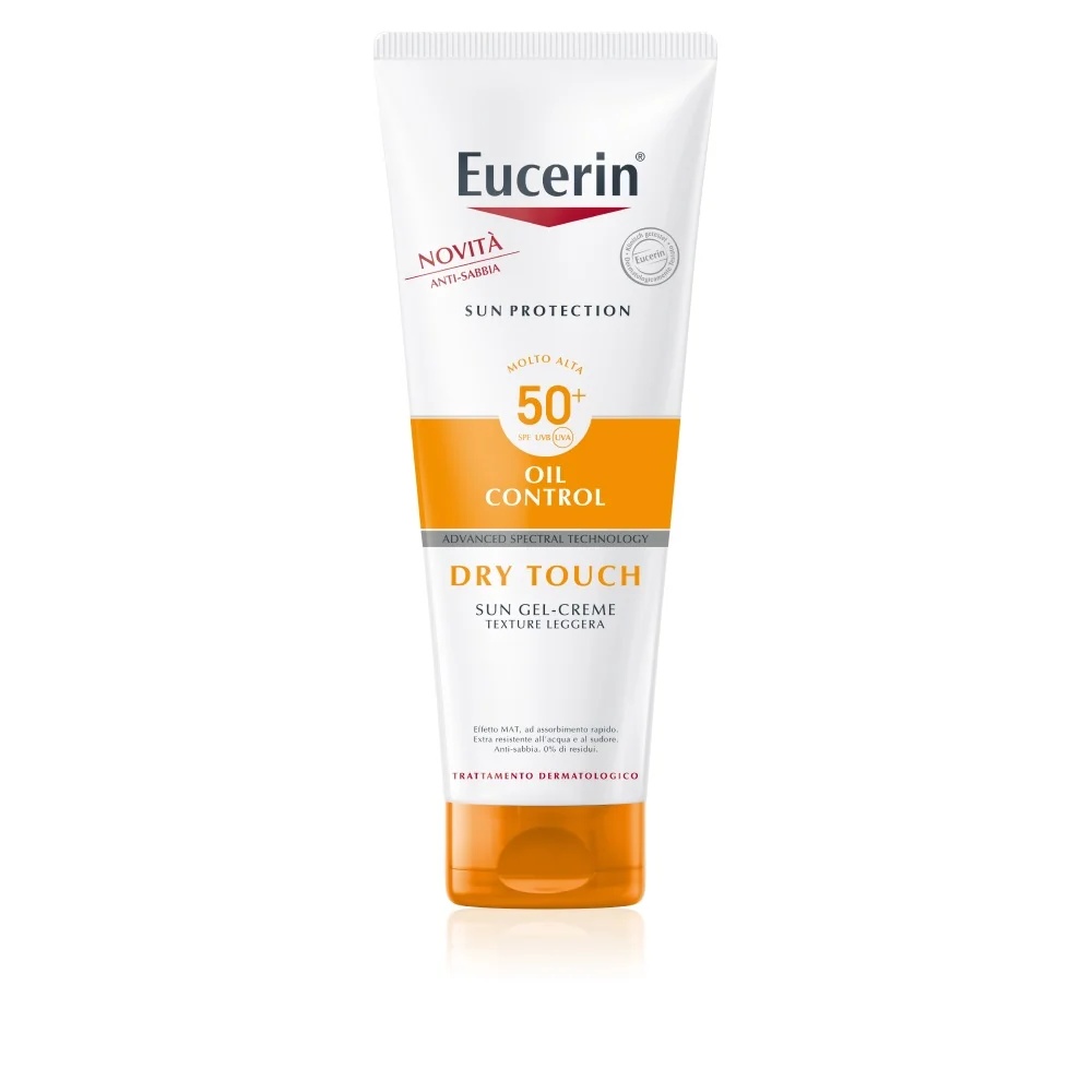 EUCERIN Gel-Crema Protector Solar de Toque Seco SPF50+ 200ml Alta Protección