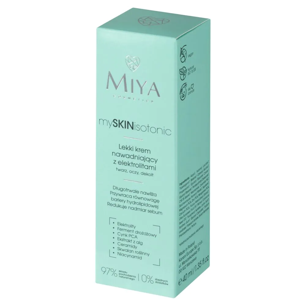 Miya Myskinisotonic Lekki Krem Nawadniający z Elektrolitami