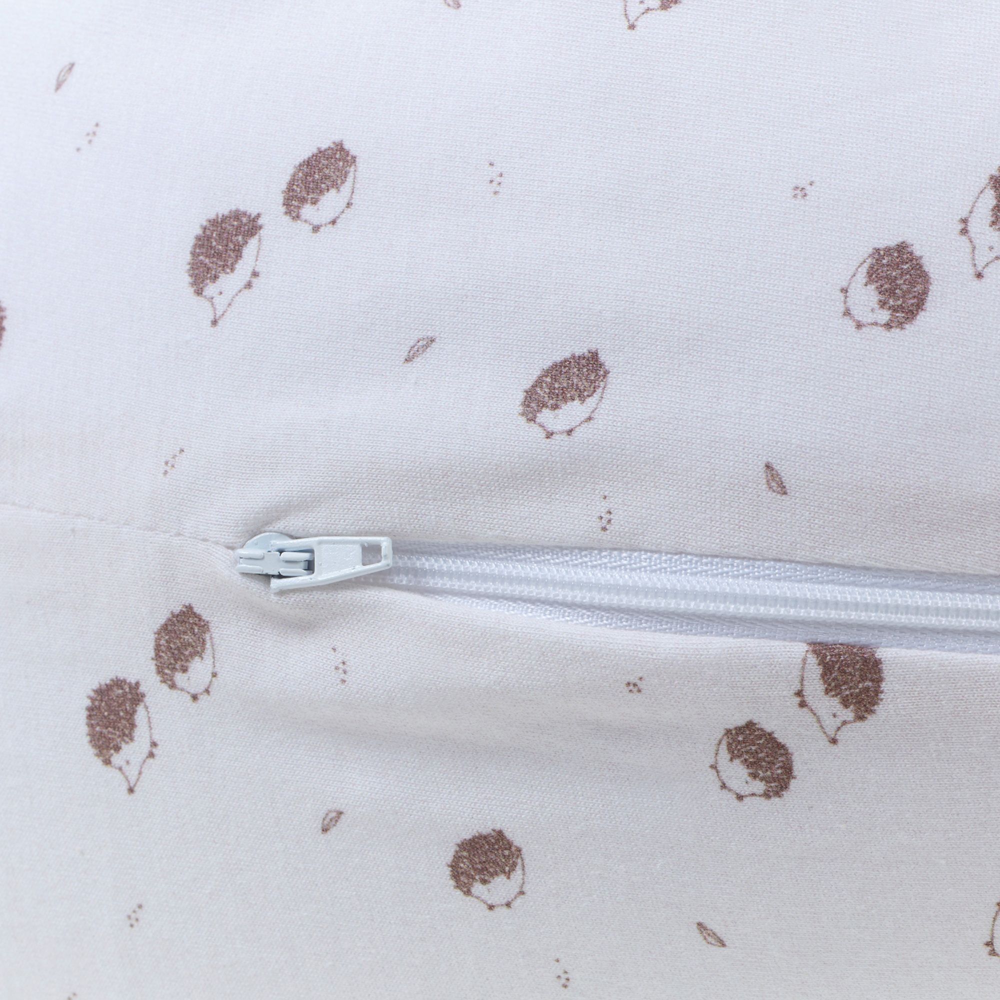 Maternity pillow - TINEO - Cotton jersey - Ecru / Hedgehogs
