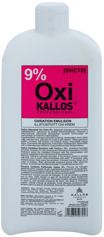 Kallos Kallos Classic Creme Oxioxidante 9%