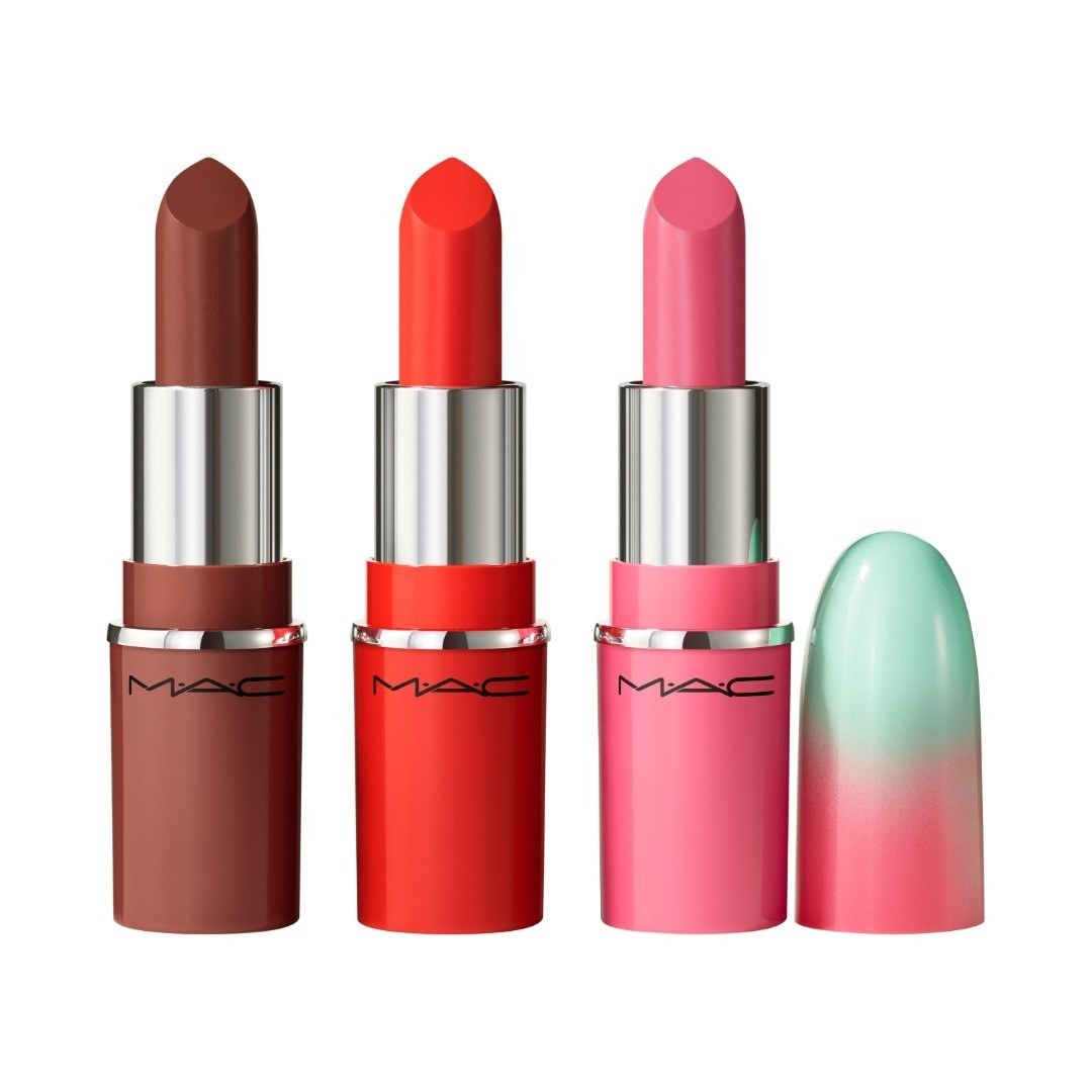 MAC kosmētikas komplekts Lusterglass Wildest Gleams Mini Lusterglass lūpu trio — 1 Stück