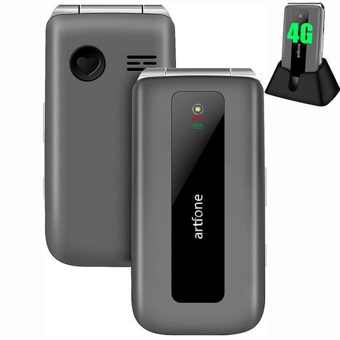 artfone F30 4G Téléphone portable débloqués,téléphone à rabat,téléphones mobiles basiques 1300mAh pour personnes âgées