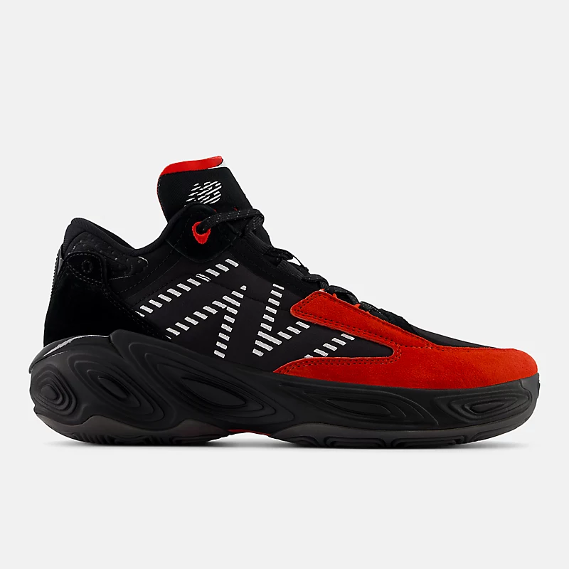 Fresh Foam BB v2 für Herren – Schwarz mit True Red