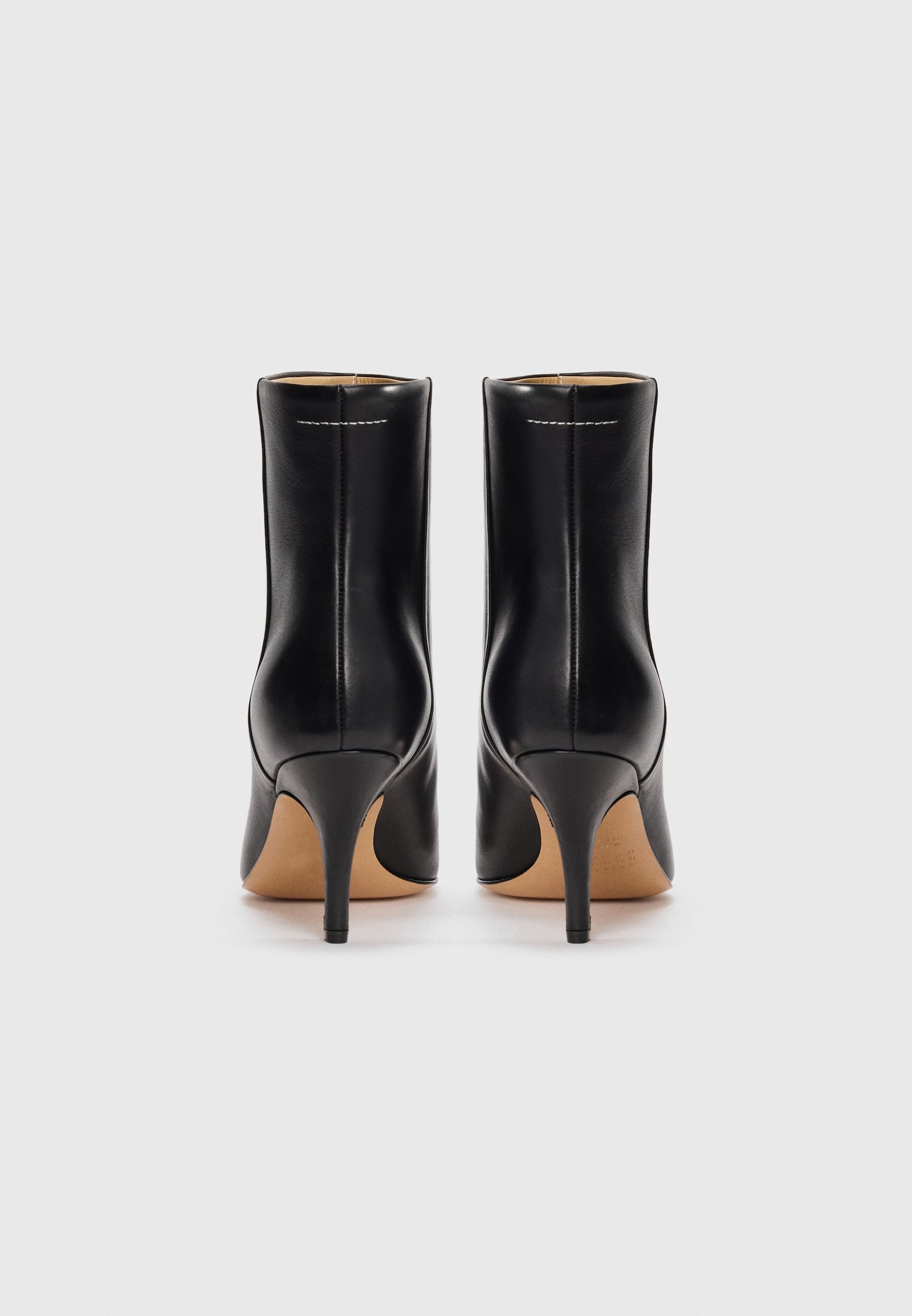 Bottines à talons hauts MM6 Maison Margiela - noires