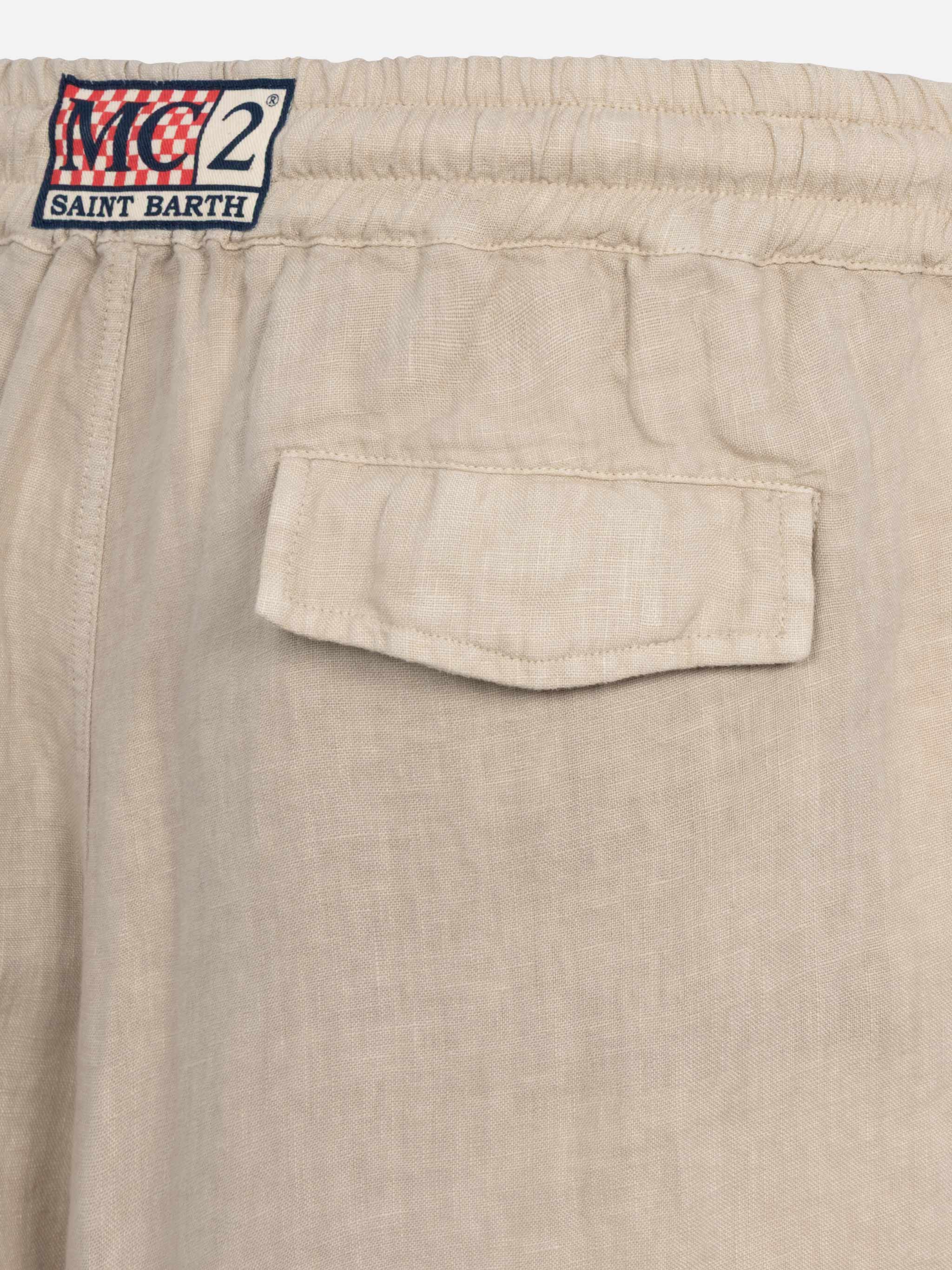 Bermuda in linoleum beige Marseille