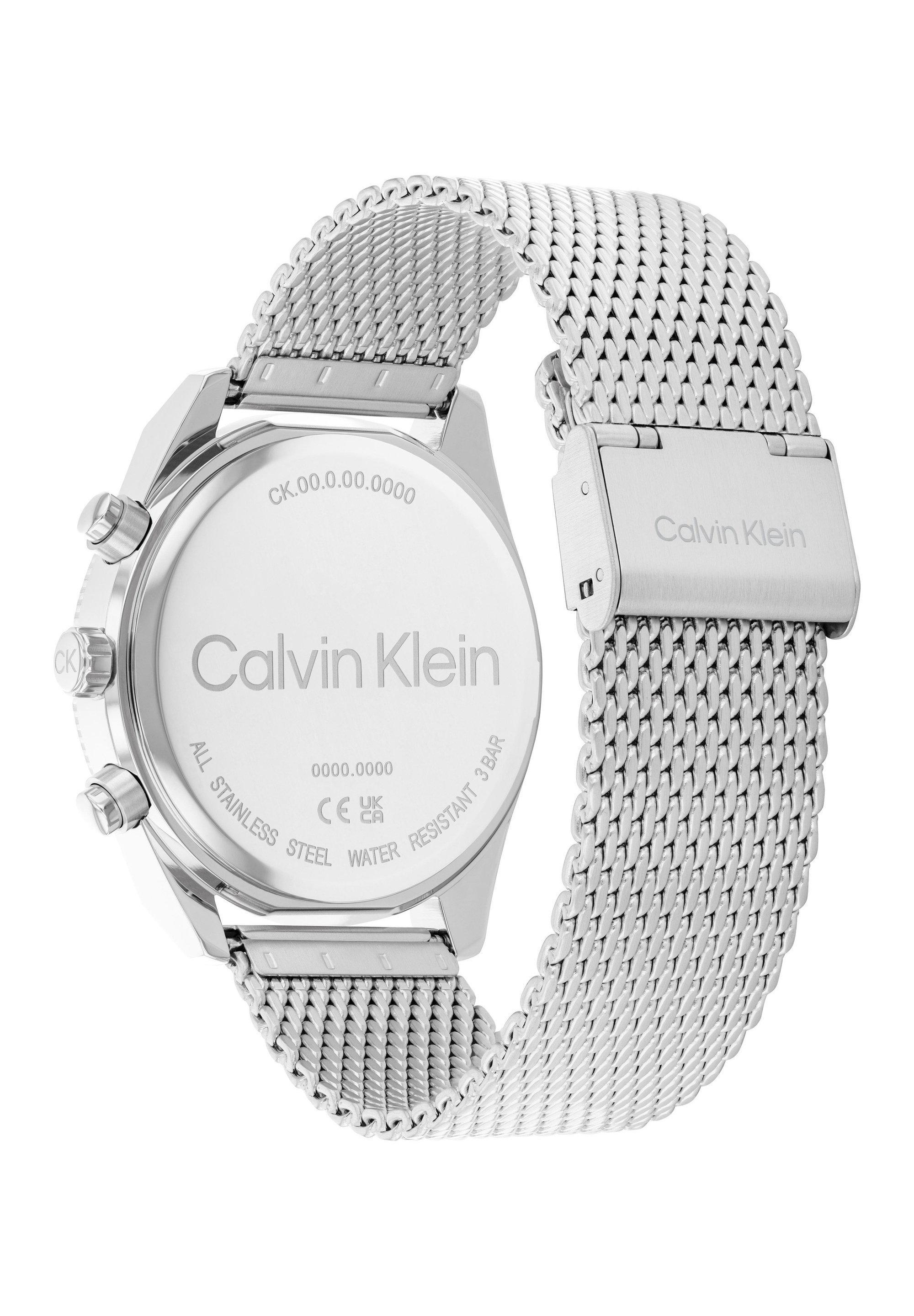 Calvin Klein 25200364 - Chronograafhorloge - blauw en zilver