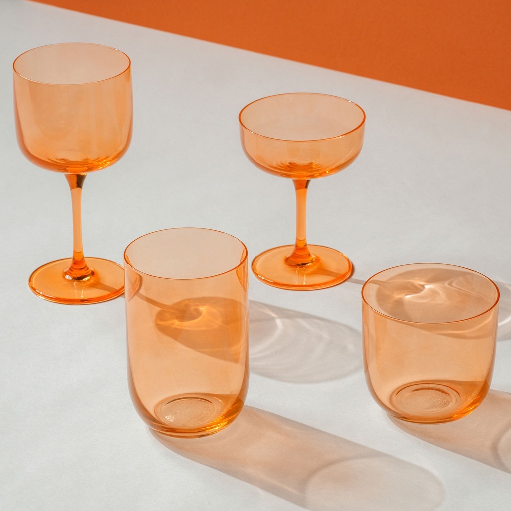 Чаша за воду „Long Drink Cup“ од Villeroy & Boch, сет од 2, боја „Like Apricot“ – 1 комад