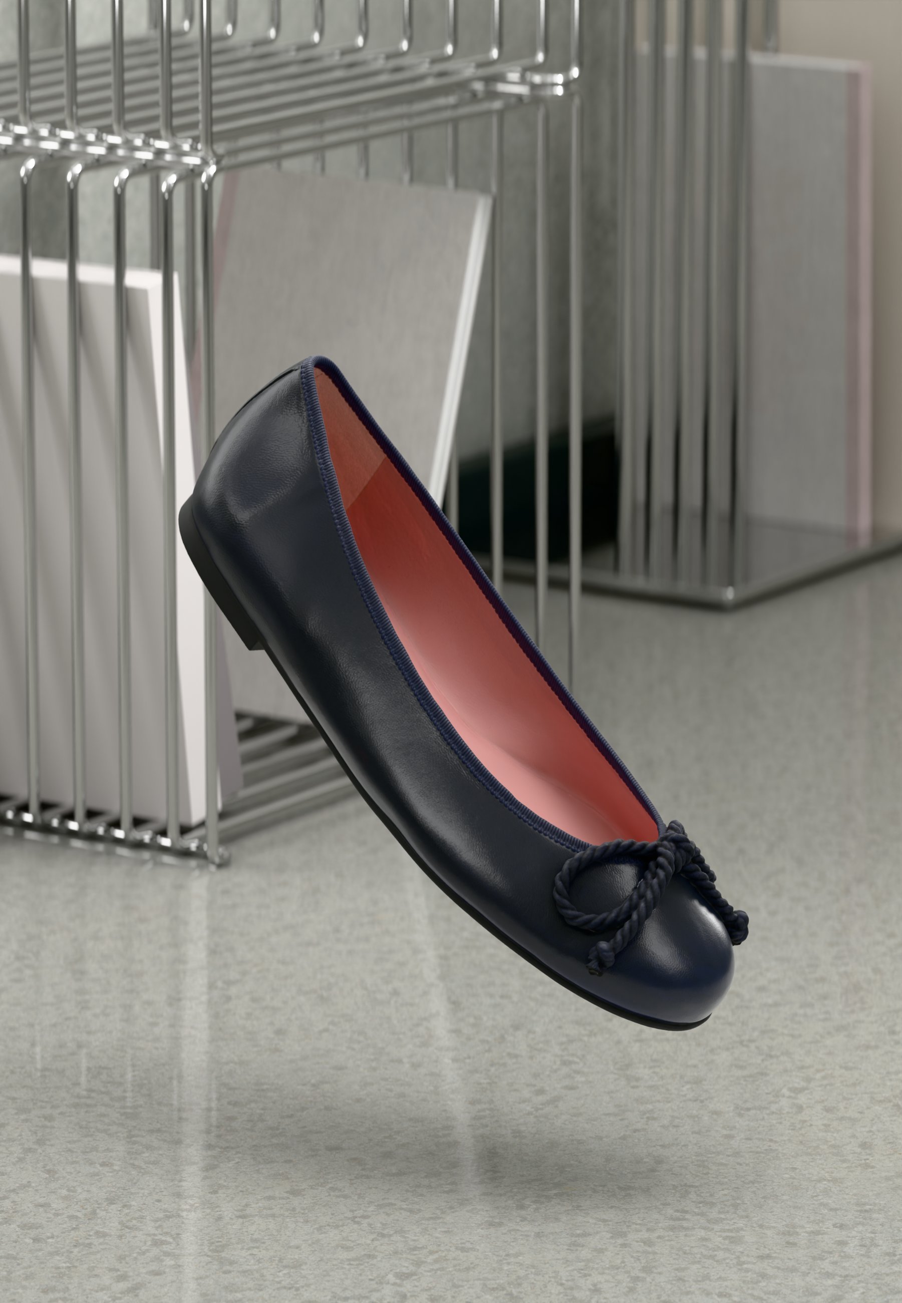 Hübsche Ballerinas Ballettschuhe – Dunkelblau