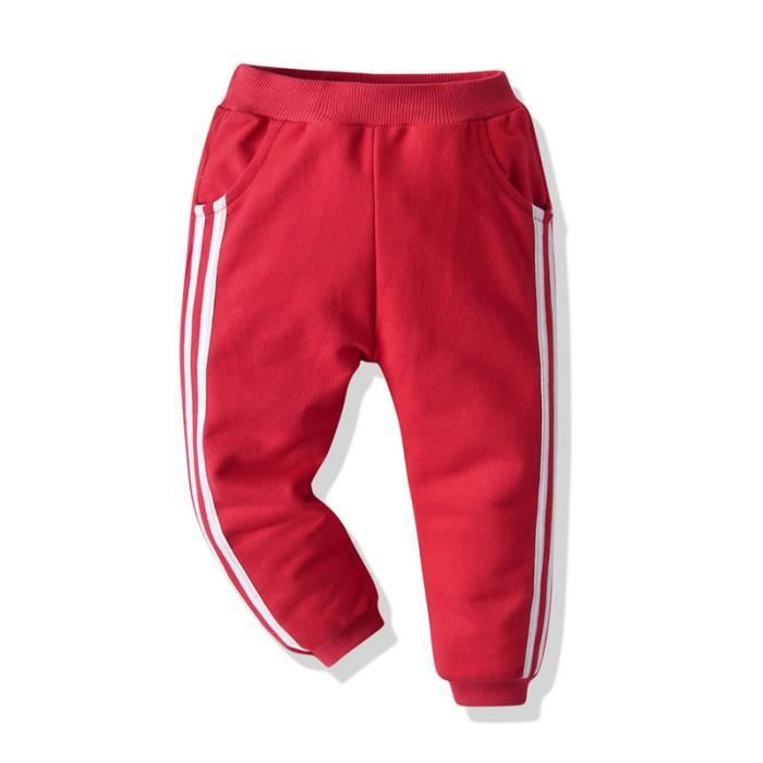 Conjunto deportivo de 2 piezas para niños: Chaqueta con capucha + pantalón, primavera/otoño, rojo.