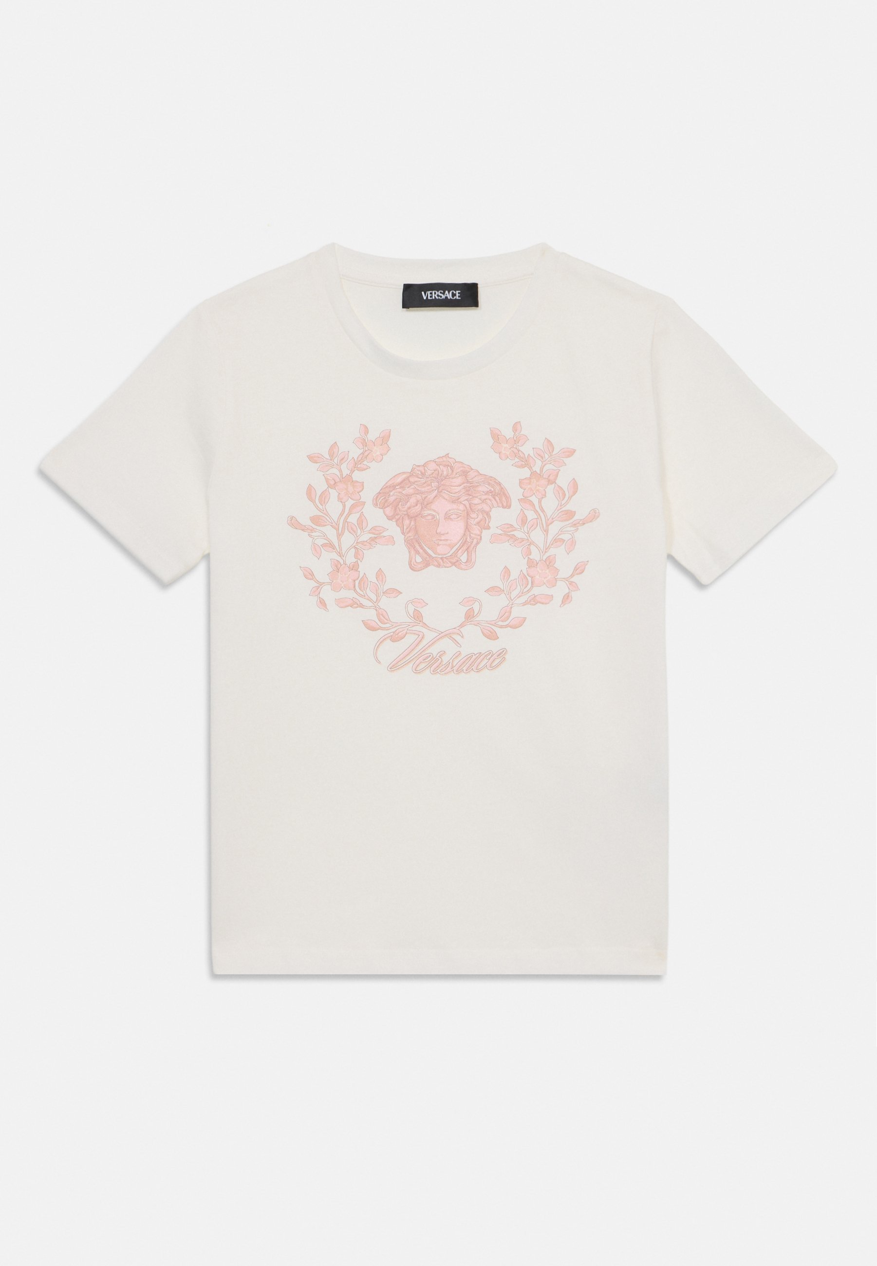 Versace Medusa-embleemprint unisex - T-shirt met print - wit/multicolor