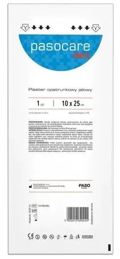 Pasocare Med Plaster z opatrunkiem jałowy 25 x 10 cm 1 szt.