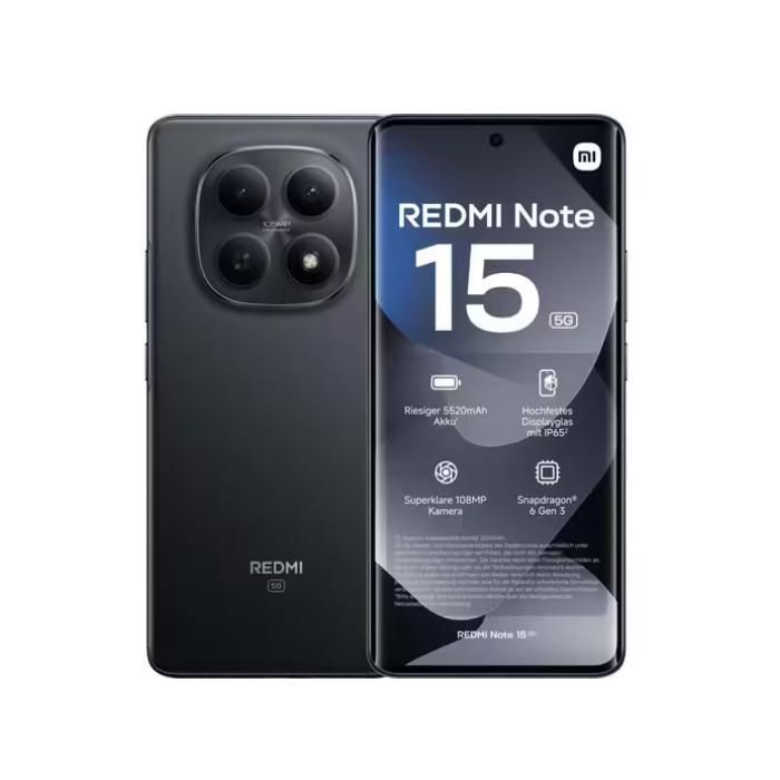 XIAOMI Redmi Note 15 5G 8GB+256GB EU version Black