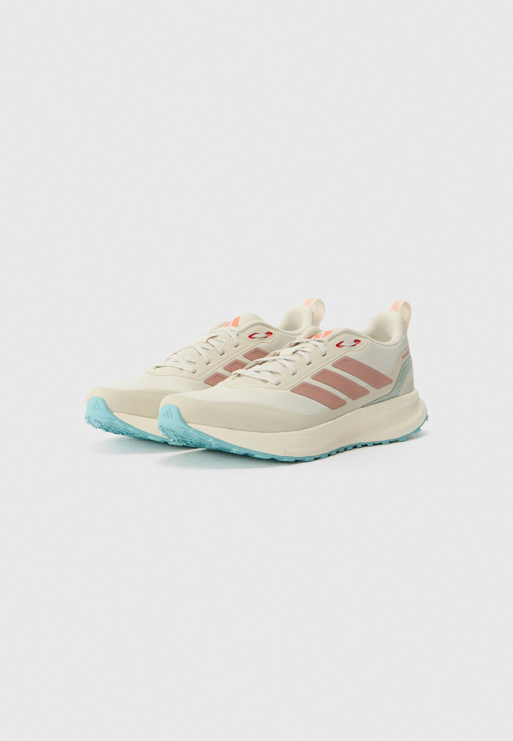 adidas Performance RUNFALCON 5 - Løpesko for terrengløping - alumina/warm clay/mint